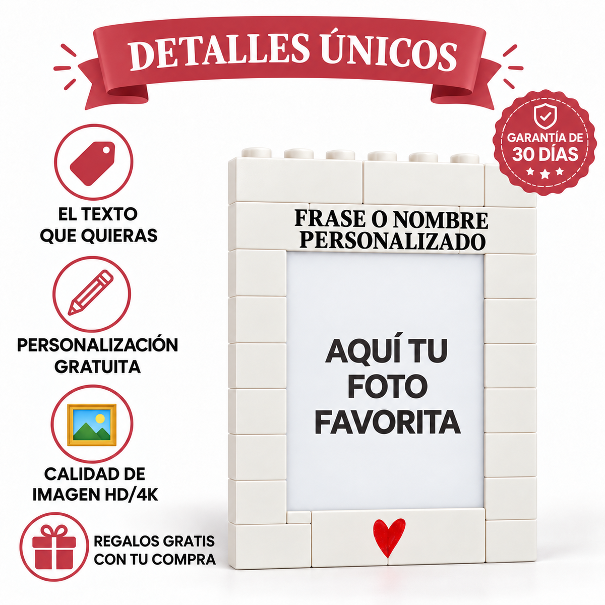 Set de bloques con tu foto y nombres
