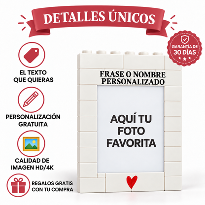 Set de bloques con tu foto y nombres